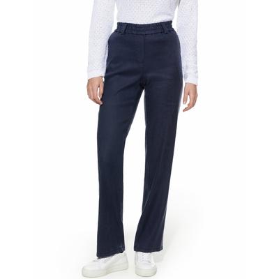 Walbusch Damen Softleinenmix-Hose Marlene Blau Image