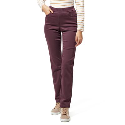 Walbusch Damen Thermo-Bügelfrei Baumwollhose Rot Image