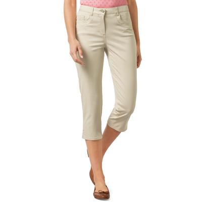 Walbusch Damen Baumwoll-Capri Supersoft Beige Image