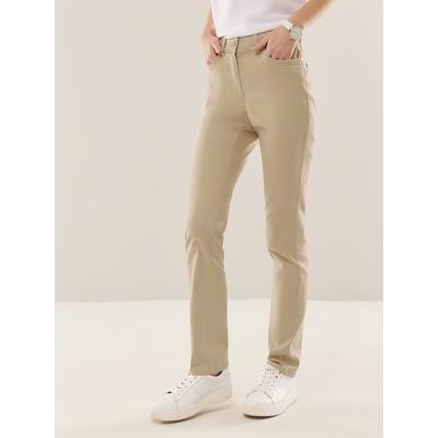 Walbusch Damen Bügelfrei Cotton Hose Beige Image