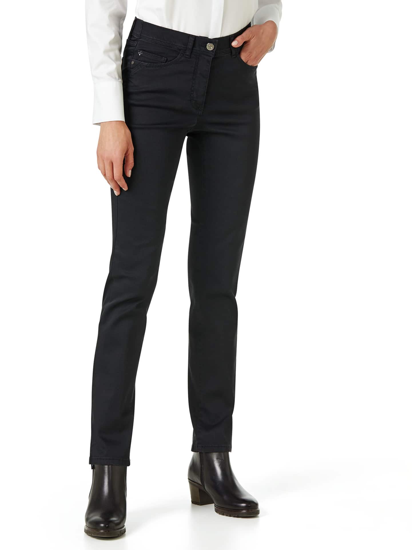 Walbusch Damen Yoga-Jeans Ultrastretch Schwarz