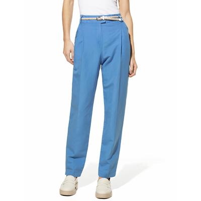 Walbusch Damen Leinenmix Chino Hose Blau Image