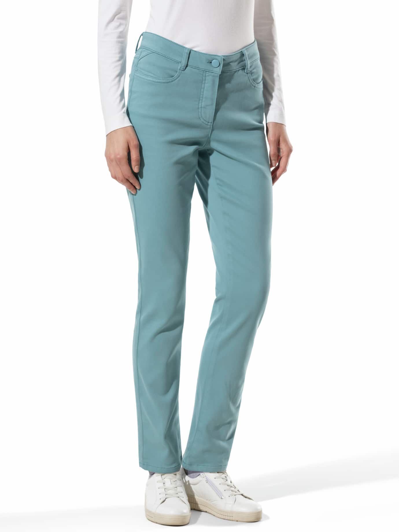 Walbusch Damen Powerstretch-Hose Wintertouch Blau