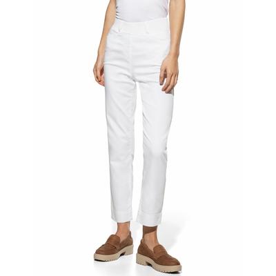 Walbusch Damen 7/8 Dynamic Schlupf-Jeans Weiss Image
