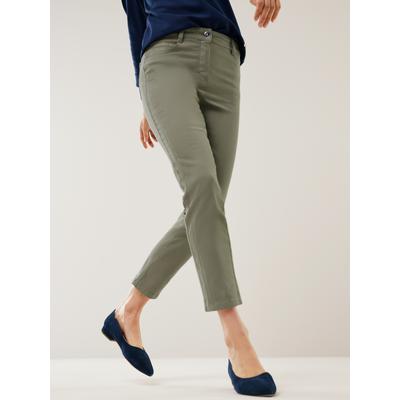 Walbusch Damen 7/8-Baumwollhose Figurwunder Slim F Gruen Image