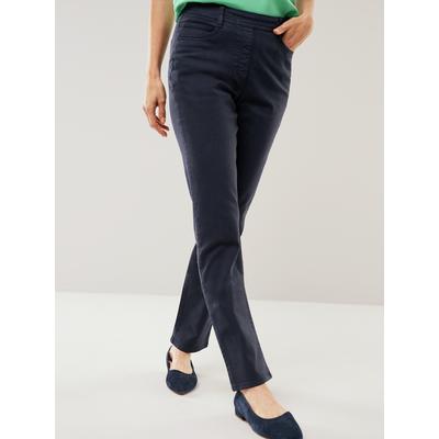 Walbusch Damen Five Pocket Schlupfhose Blau Image