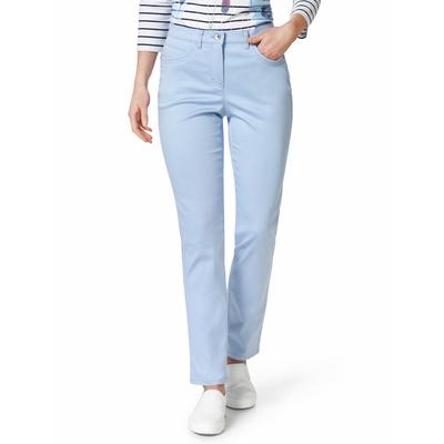 Walbusch Damen Bügelfrei Cotton Hose Feminine F Hellblau Image