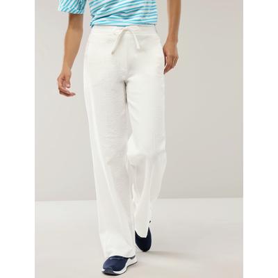 Walbusch Damen Marlenehose Seersucker Weiss Image