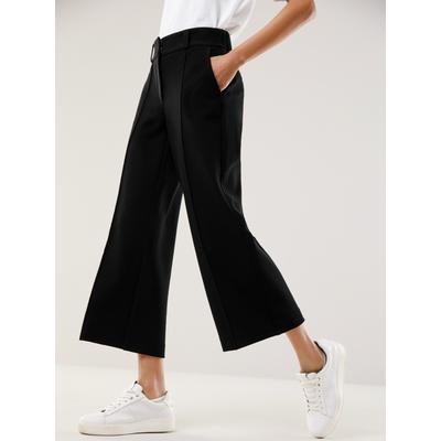 Walbusch Damen Strukturjersey Culotte Schwarz Image