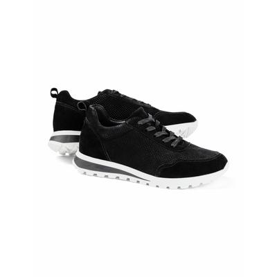 Walbusch Damen Soft City Sneakerschuh Schwarz noch offen: Muster Image