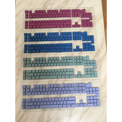 6 Color DIY Keycaps 109pcs + 2pcs Key Caps for Logitech G813 G913 G815 G915 Wireless RGB TKL