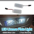 2Ps Canbus LED Luce targa per Ford Focus MK2 MK3 Fiesta Mondeo MK4 C Max MK1 Kuga Galaxy T10 Bianco