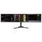 Monitor LCD triplo da tavolo Supporto per monitor con tre bracci esagonali Supporto regolabile a 3 schermi adatto per supporto massimo 10 "-27" Monitor da 10 kg HOLDE