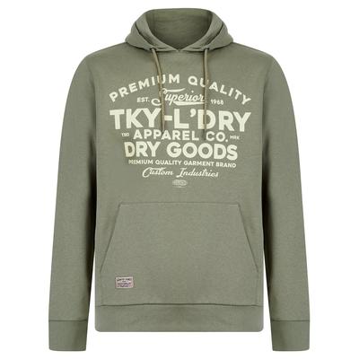Hoodies / Sweatshirts Skelton Graphic Motif Brushback Fleece Pullover Hoodie in Shadow Grey / M - Tokyo Laundry