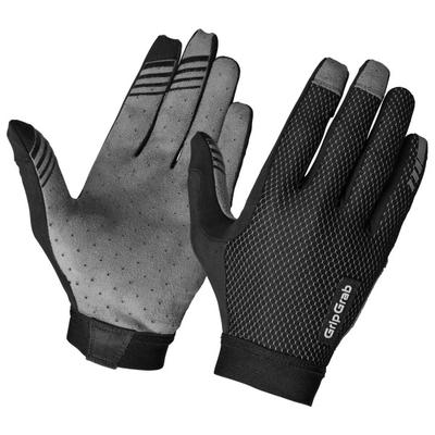 GripGrab - Vertical 2 InsideGrip Full Finger Summer Gloves - Handschuhe Gr Unisex XL - 11 grau/schwarz Image