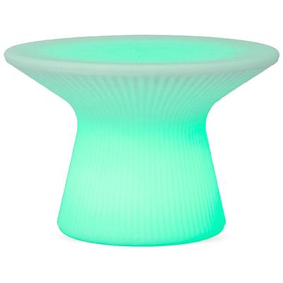 Capri 40 40 cm hoher Couchtisch mit Licht und Solar- oder Batterieladung für den Innen- und Image