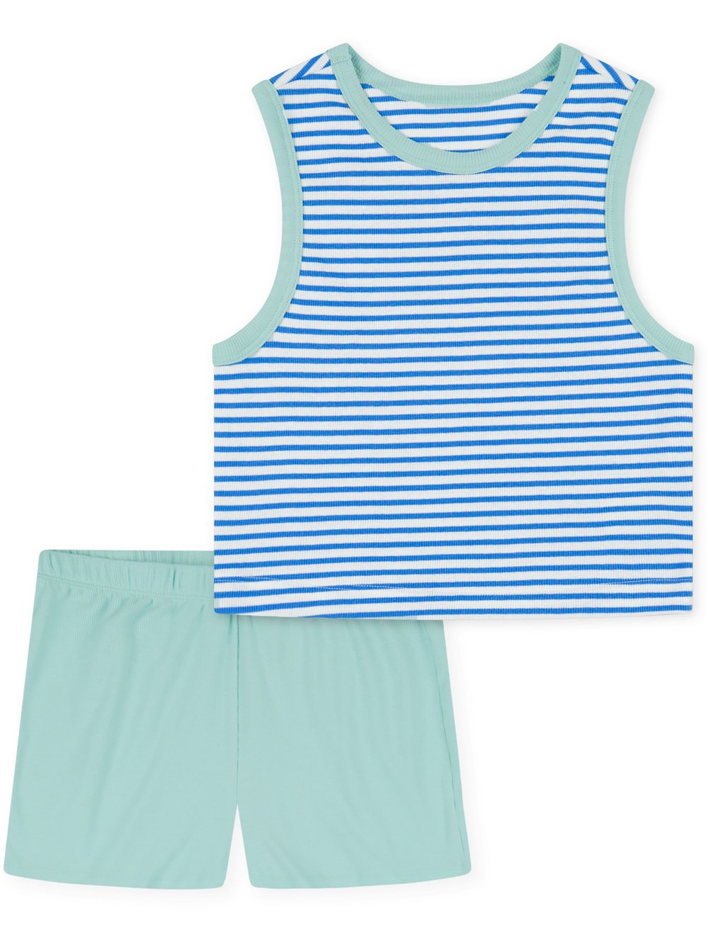 Schiesser Shorty Mädchen blau, 140 Image