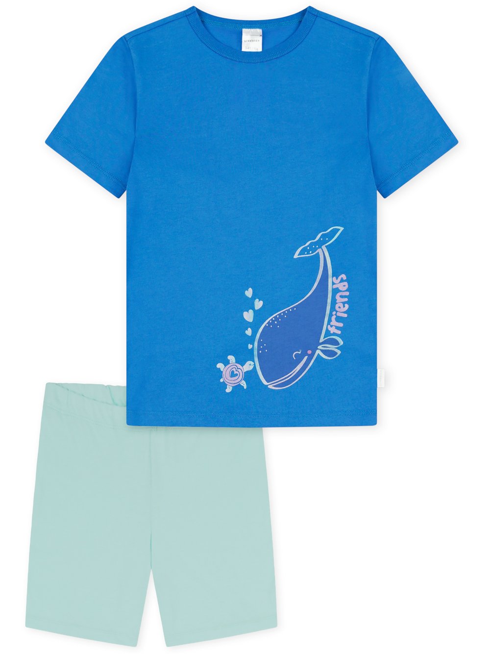 Schiesser Shorty Mädchen blau, 128 Image