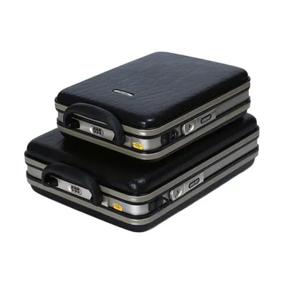 Men Business Briefcase Vertical Style Code Lock Bag Document Laptop Case 13 15 Inch For Travel