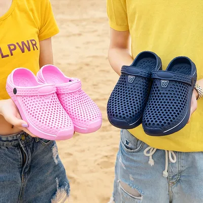 Paar EVA Clog Hausschuhe Damen Flache Sandalen Herren Sommer Hausschuhe Gartenschuhe Outdoor Strand Clogs Home Slide Slip-on Schuhe