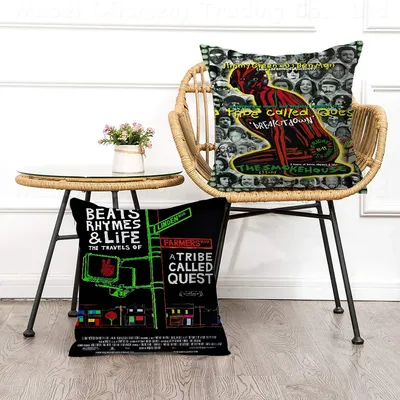 A Tribe Called Quest Band Personalisierter Kissenbezug für Kinderzimmer, Wild-Party-Dekoration, Image