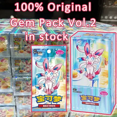 Neue Originalkarte Gem Pack Vol.2 Violet Trading Ptcg Karte Tcg Eevee Album Scarlet Bag Box Image