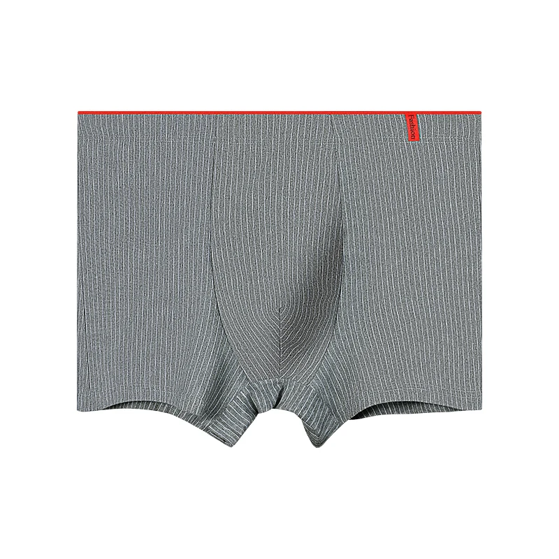 5 Stück Baumwolle antibakterielle Unterwäsche Herren Boxershorts Jungen kurze Shorts Bewegung Boxer Herren Trend große Unterhose Image