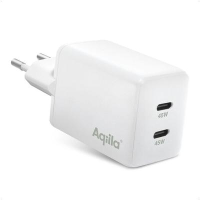 Aqiila Ladeadapter Chargebird W3 USB-A / USB-C weiß