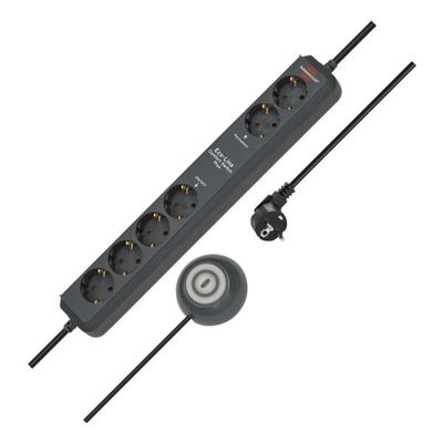 Brennenstuhl Steckdosenleiste »Eco-Line Comfort Switch Plus« schwarz schwarz