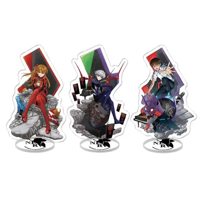 Anime New Century Evangelion Acrylic Stand Model Plate Decoration Desk Figure Display Friends Gift Animation Cartoon Products
