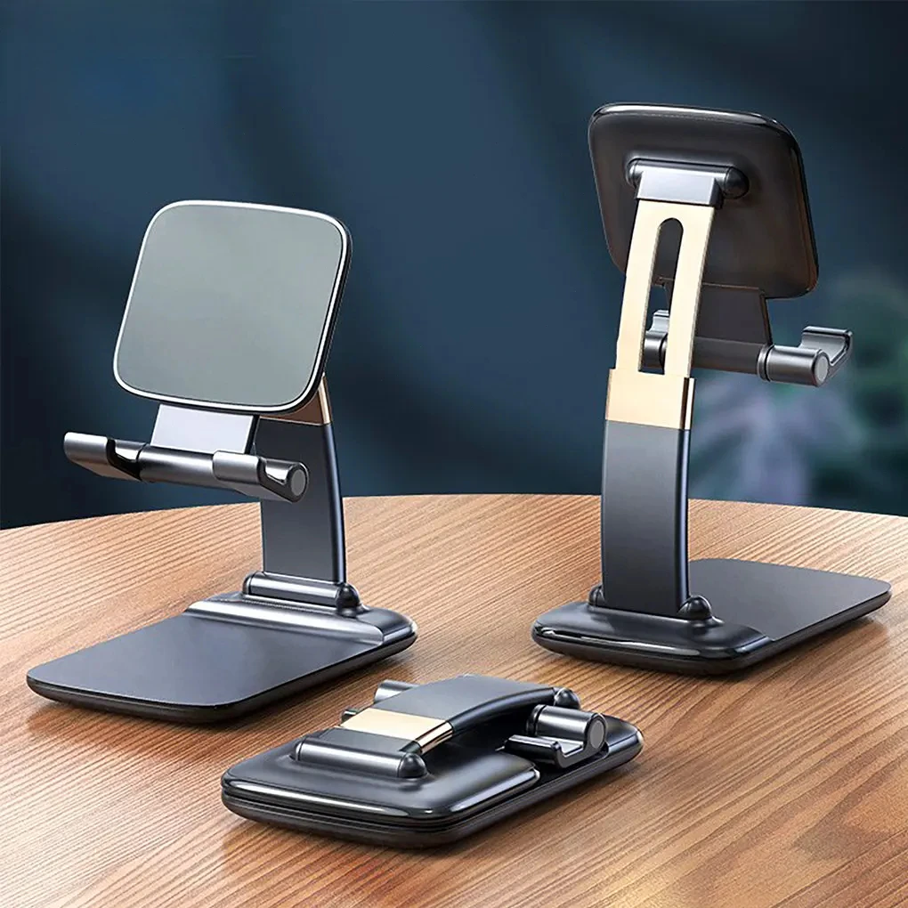 Support de téléphone Portable de bureau pliable ABS pour iPad iPhone 13 X Support de Smartphone tablette bureau Support de téléphone Portable Support Portable