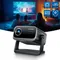 PUTRIMS Mini Vidéoprojecteur, 18000 Lumens Projecteur, Vidéoprojecteur Portable WiFi Bluetooth Full HD Supporte 1080P avec Angle 145° Projecteur Home Cinéma Electric Focus/Auto Keystone