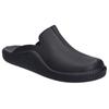 Clog JOSEF SEIBEL "Monaco", Herren, Gr. 50, schwarz, Leder, casual, Schuhe, Hausschuh, Sabot in Weite H (sehr weit)