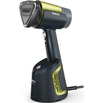 TEFAL Dampfglätter "DT9810 AeroSteam", bunt (blau, grün), B:14cm H:32,5cm T:16cm, Bügeleisen, Keramik-Bügelsohle, 90 g/Min. extra Dampfstoß, 84 dB(A), 3 Modi Image