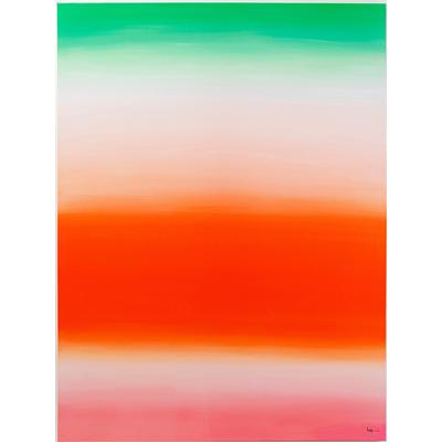 Leinwandbild KARE DESIGN "Leinwandbild Tendency Blush", farbe bild(er): grün, weiß, rot, B:120cm H:160cm T:3,5cm, Bilder Image