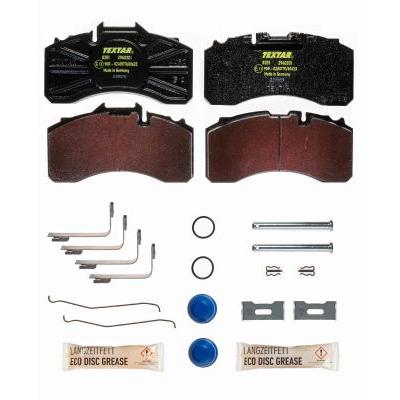 TEXTAR Bremsbelagsatz, Scheibenbremse Universal mit Zubehör für BPW 0980108730 2940301 Image