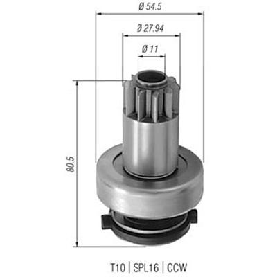 MAGNETI MARELLI Ritzel, Starter Universal 940113020308 Image