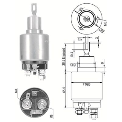MAGNETI MARELLI Magnetschalter, Starter Universal 940113050270 Image
