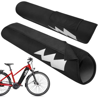 TEMU Protective Cover 28-40 Cm Frame Ebike Battery Protective Cover For Range Universal Cover For Integrated E Bike Accessories Image