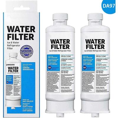 SNQ - 2er-Pack Ersatz-Kühlschrank-Wasserfilter DA97-17376B DA97-08006C haf-qin haf-qin/exp für Image