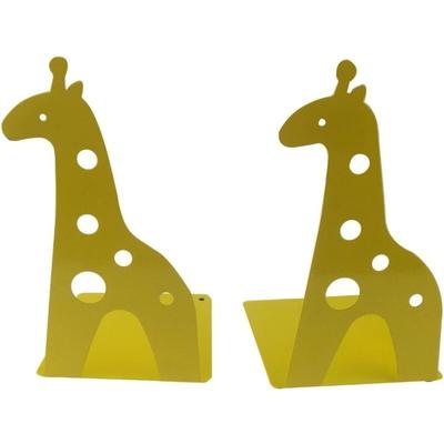 21 cm große Giraffenform, rutschfeste Buchstützen aus Eisen für Kinder, Bibliothek, Schule, Büro, Image