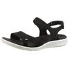 Trekkingsandale ECCO "ECCO CRUISE II", Damen, Gr. 42, schwarz, Leder, sportlich, Schuhe, Outdoorschuh, Sommerschuh, Freizeitsandale, mit Klettverschlüssen