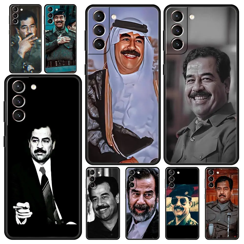 Weiche TPU Handyhülle für Samsung Galaxy S25 S24 S23 S22 S21 Ultra S20 FE 5G S10 S10E Plus Arabisch Irak Saddam Hussein Schwarze Abdeckung Image