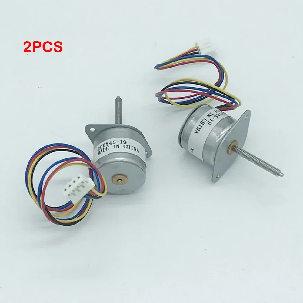 Mini 20MM Schrittmotor DC 5V 7,4V Blei 19cm Kleiner 20BY45 Schrittmotor 2-Phasen 4-Draht 3MM Gewindeachsdurchmesser Image