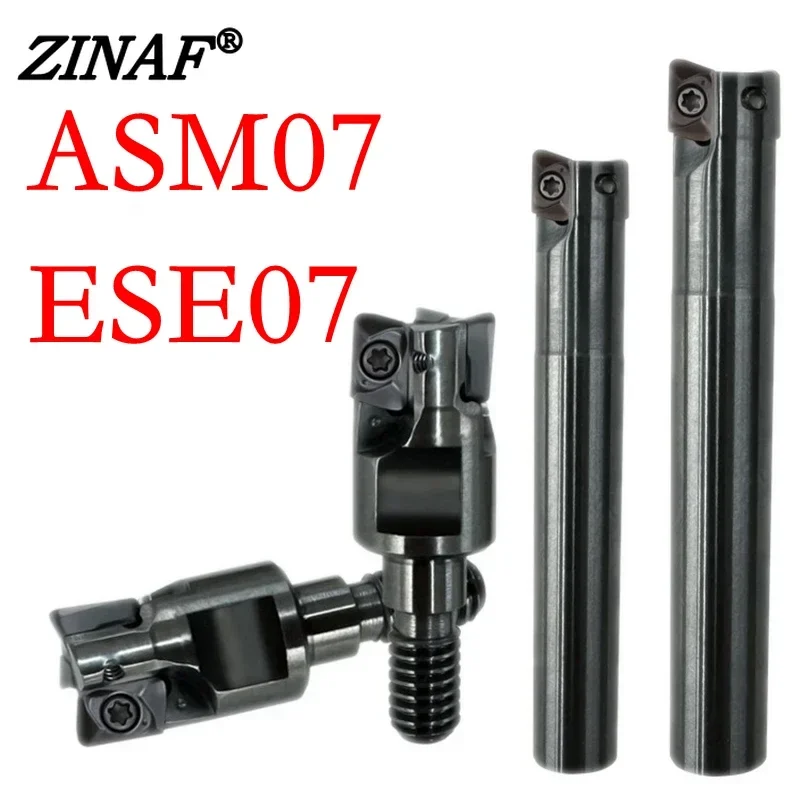 ESE ASM ASM07 Serie JDMT 070204 JDMT 070208 Schaftfräserhalter und Effizient Finishing Fräser CNC Fast Feed Fräser Image