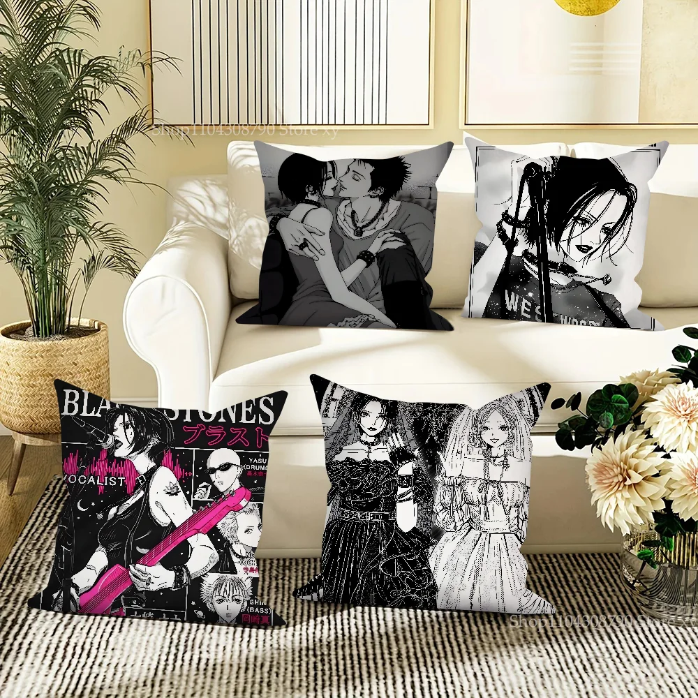 1pc Cartoon Anime Oosaki Nana Kissen Fall Quadrat Kissen Schlafzimmer Sofa Freizeit Komfort Kissen Auto Wohnzimmer Hause Dekoration Image