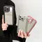 Luxury Mirror Phone Cases For iPhone 15 11 Pro Max Cover 14 13 12 Pro 15 14 Plus Electroplating Anti-fall Shockproof Protective