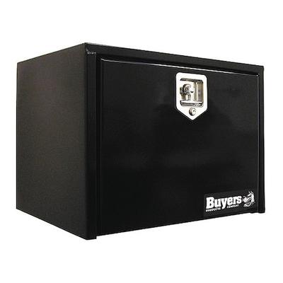 BUYERS PRODUCTS 1702295 18x18x18 Inch Black Steel Underbody Truck Box