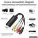 Convertitore audio video USB 2.0 Scheda di acquisizione Easy Cap Convertitore audio video TV DVD VHS Scheda adattatore di acquisizione audio TV Video DVR