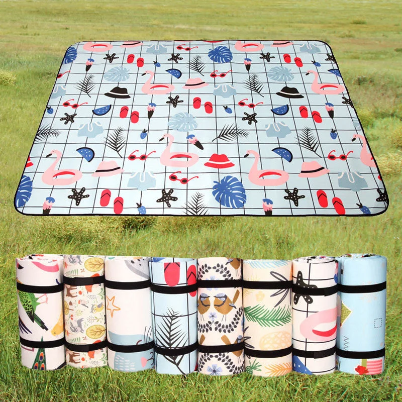 4 dimensioni tappetino da campeggio pieghevole impermeabile addensato tappetino da Picnic tappetino da spiaggia tappetino da gioco per bambini tenda coperta per dormire a prova d'umidità